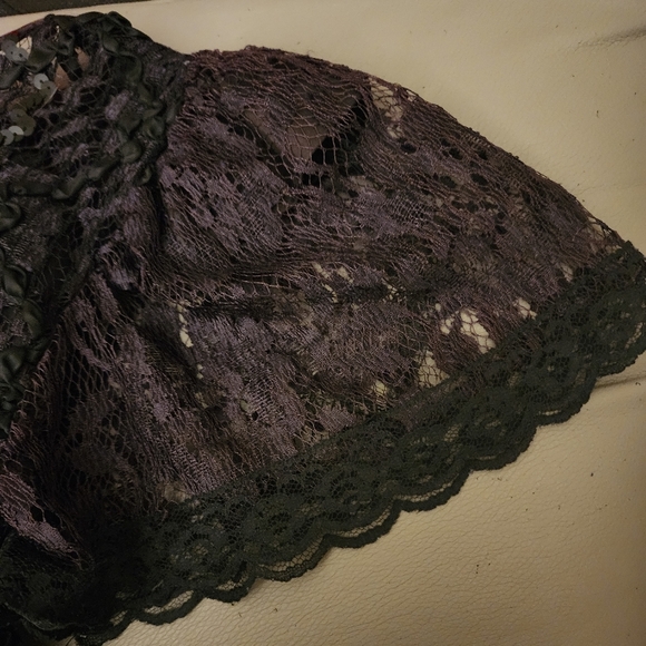 Vintage Shuet Young for HW Collections Lace & Sequin Dress, Sz 4 - Picture 7 of 7